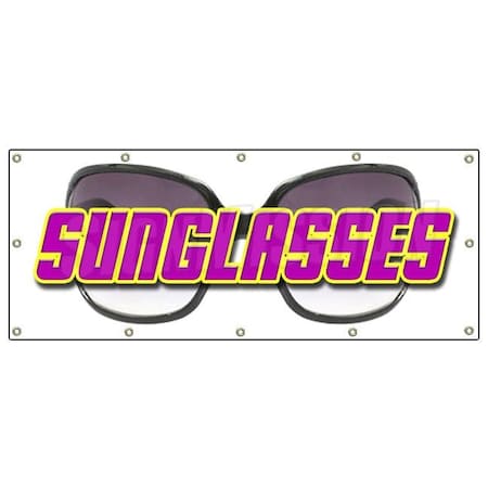 Signmission SUNGLASSES BANNER SIGN sunglass store sale signs B-120 Sunglasses